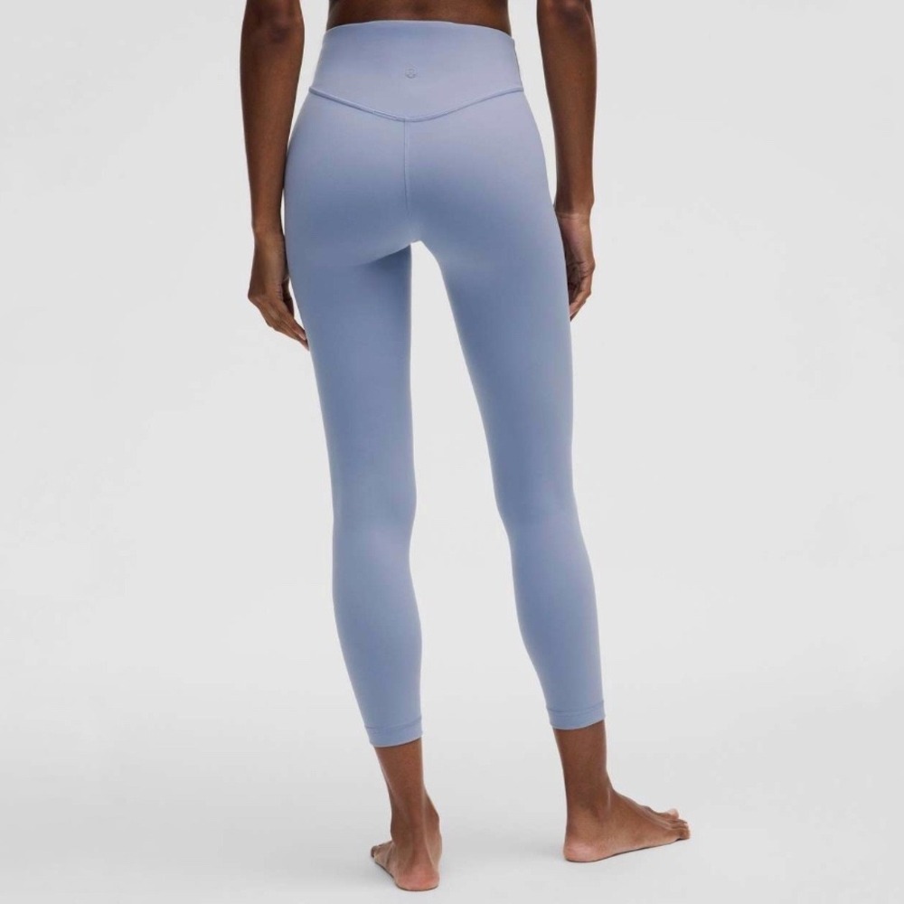Lululemon‎ | Wunder Under Everlux High-Rise Tight Blue Willow Size 8